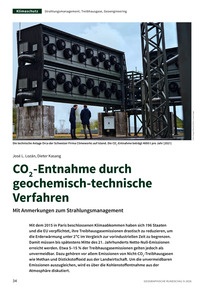 Produktabbildung zu CO2-Entnahme durch geochemisch-technische Verfahren - Mit Anmerkungen zum Strahlungsmanagement