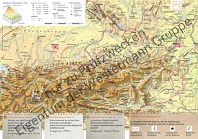 Lernposter - Österreichkarte-physisch