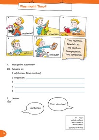 Deutsch lernen kinderleicht Teil B, Seite 54
