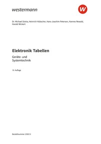 Probeseiten Elektronik Tabellen - Geräte- und Systemtechnik - Tabellenbuch, 10. Auflage 2026