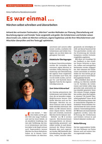 Produktabbildung zu Es war einmal ... - Märchen selbst schreiben und überarbeiten