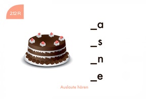 Beispielkarte 1 «Auslaute hören»