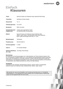 Produktabbildung zu Samira El Ouassil und Friedemann Karig: Gewohnte Welt (Prolog) | Sachtexte und deren Analyse - Samira El Ouassil und Friedemann Karig: Erzählende Affen. Mythen, Lügen, Utopien. Wie Geschichten unser Leben bestimmen. Berlin: Ullstein Buchverlage GmbH 2021, S. 13?20