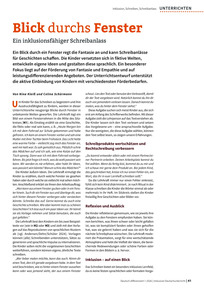 Produktabbildung zu Blick durchs Fenster - Ein inklusionsfähiger Schreibanlass