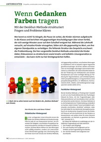 Produktabbildung zu Wenn Gedanken Farben tragen - Mit der Denkhut-Methode strukturiert Fragen und Probleme klären