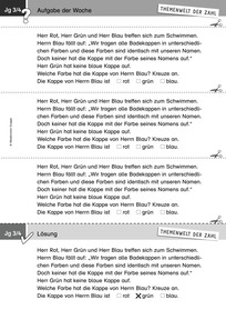 Produktabbildung zu Themenwelt der Zahl: Aufgabe der Woche 28/2018 - Daten, Häufigkeit, Wahrscheinlichkeit: logisches Schlussfolgern (Klasse 3/4)
