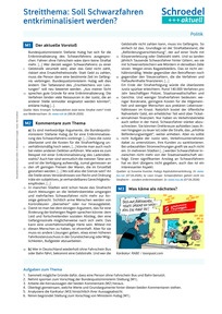 Produktabbildung zu Streitthema: Soll Schwarzfahren entkriminalisiert werden? - - Politik ab Klasse 8