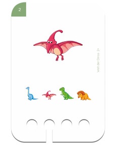 Erste Übungen - Welt der Dinos. Beispielkarte fliegender Dino