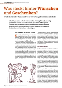 Produktabbildung zu Was steckt hinter Wünschen und Geschenken? - Wertschätzender Austausch über Geburtstagsfeiern in der Schule