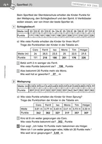 Produktabbildung zu Themenwelt der Zahl: Sportfest - Lösungen - Monatsspecial Juni 2019