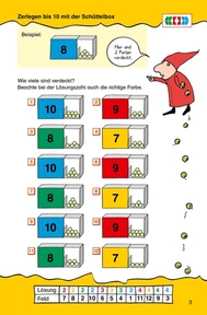 Zerlegen bis 10 mit der Schüttelbox