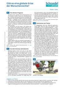 Produktabbildung zu Gibt es eine globale Krise der Menschenrechte? - - Politik / Ethik ab Klasse 11