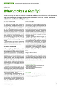 Produktabbildung zu What makes a family?
