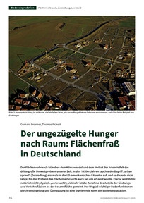 Produktabbildung zu Der ungezügelte Hunger nach Raum: Flächenfraß in Deutschland