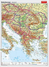 Südosteuropa - physisch