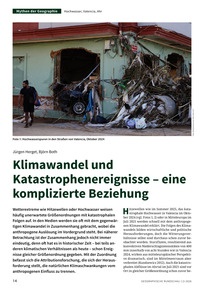 Produktabbildung zu Klimawandel und Katastrophenereignisse – eine komplizierte Beziehung