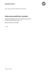 Volkswirtschaftliches Handeln - Probeseiten zum Material inkl. Lösungen