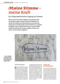 Produktabbildung zu (M)eine Stimme - meine Kraft - Ein vielperspektivischer Zugang zur Stimme