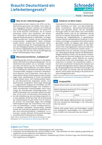 Produktabbildung zu Braucht Deutschland ein Lieferkettengesetz? - - Politik / Wirtschaft ab Klasse 10
