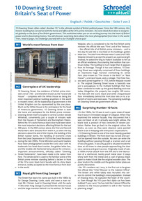 Produktabbildung zu 10 Downing Street: Britain's Seat of Power - - Englisch / Politik / Geschichte ab Klasse 9