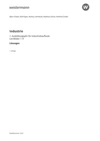 Probeseiten Industrie - 1. Ausbildungsjahr - Lösungen Download zum Schulbuch, 1. Auflage