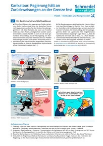 Produktabbildung zu Karikatour: Regierung hält an Zurückweisungen an der Grenze fest - - Politik ab Klasse 9