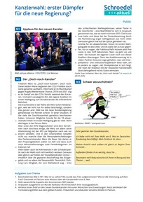 Produktabbildung zu Kanzlerwahl: erster Dämpfer für die neue Regierung? - - Politik ab Klasse 9