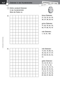Produktabbildung zu Themenwelt der Zahl: Die Hundertertafel - Kopiervorlagen - Monatsspecial März 2014