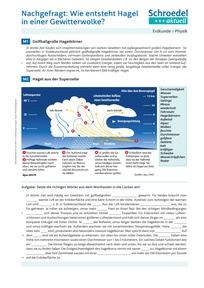 Produktabbildung zu Nachgefragt: Wie entsteht Hagel in einer Gewitterwolke? - - Erdkunde / Physik ab Klasse 5