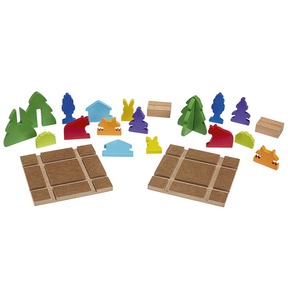 Vielfältige Formen: symmetrische, asymmetrische und Volumenformen regen die genaue Wahrnehmung an.