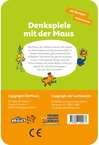 Denkspiele mit der Maus 5-6+. Rückseite