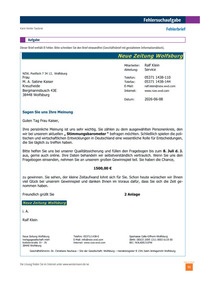 Produktabbildung zu Fehlerbrief - Ausgabe 06/2026