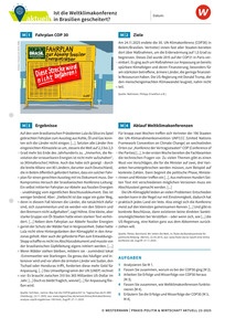 Produktabbildung zu Ist die Weltklimakonferenz in Brasilien gescheitert? - Praxis Politik & Wirtschaft aktuell 23/2025