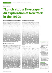 Produktabbildung zu “Lunch atop a Skyscraper”:  An exploration of New York in the 1930s