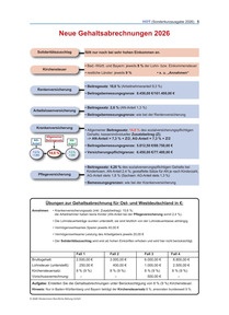 Produktabbildung zu Gehaltsabrechnungen mit Buchungen - Sonder-HOT 2026