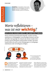 Produktabbildung zu Werte reflektieren - Was ist mir wichtig?