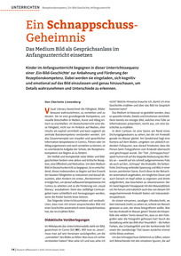 Produktabbildung zu Ein Schnappschuss-Geheimnis - Das Medium Bild als Gesprächsanlass im Anfangsunterricht einsetzen
