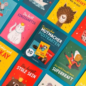 Perfekt zum Verschenken, Versenden und Dekorieren im Kinder- oder Schulzimmer.