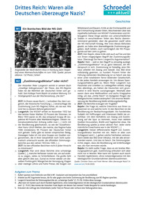 Produktabbildung zu Drittes Reich: Waren alle Deutschen überzeugte Nazis? - - Geschichte ab Klasse 9