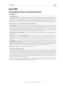 Produktabbildung zu Excel 365 - Das Bestellpunktverfahren in der   Materialwirtschaft