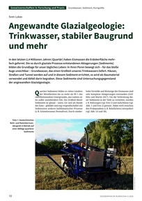 Produktabbildung zu Angewandte Glazialgeologie: Trinkwasser, stabiler Baugrund und mehr