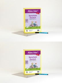 Startchancen-Paket DEUTSCH GWS: Alles Klar!-Lernkarteien mit Zauberstift und Folie
