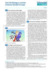 Produktabbildung zu Der Fall Balogun und der Einfluss Donald Trumps - - Politik ab Klasse 9