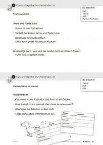 Karamello Klassenlektüre - Kopiervorlage "Aufbau" zu Kapitel 2