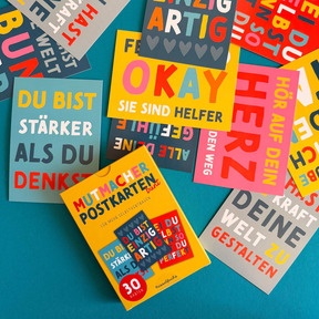 Die Postkarten eigenen sich perfekt zum Versenden, Verschenken und Dekorieren.