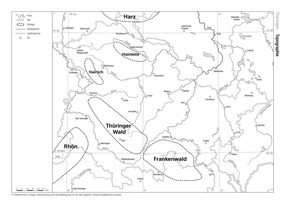 Produktabbildung zu Thüringen (Topographie)