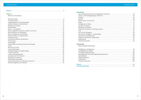 Finale Grundlagentraining Mathematik Inhaltsverzeichnis