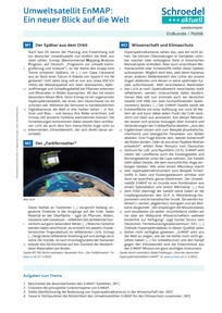 Produktabbildung zu Umweltsatellit EnMAP: Ein neuer Blick auf die Welt - - Erdkunde / Physik ab Klasse 8