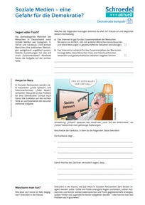 Produktabbildung zu Soziale Medien - eine Gefahr für die Demokratie? (Demokratie kompakt) - - Fächerübergreifend / Politik ab Klasse 5
