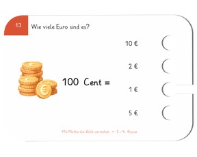 Beispielkarte - Rechnen mit Geld 2